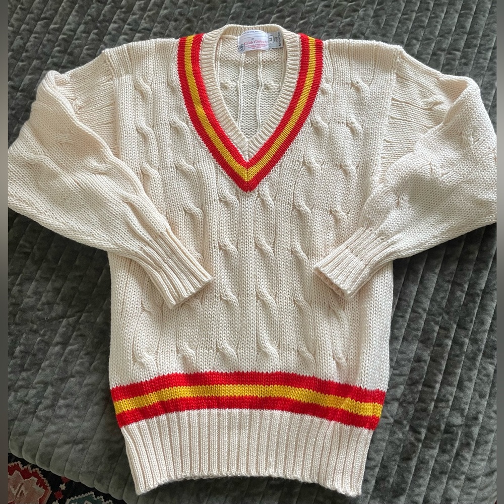 Vintage wool Cricket sweater